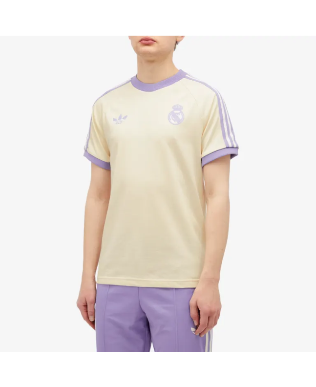Spezial Madrid Adidas Real Madrid CF 3S Tee Of White Wonder White & Magic Lilac
