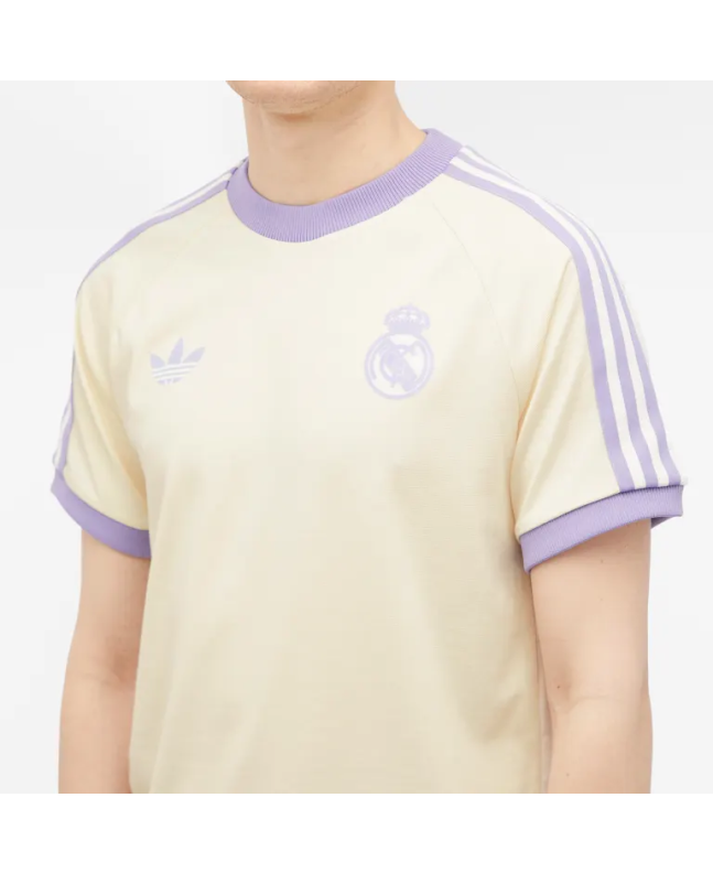 Spezial Madrid Adidas Real Madrid CF 3S Tee Of White Wonder White & Magic Lilac