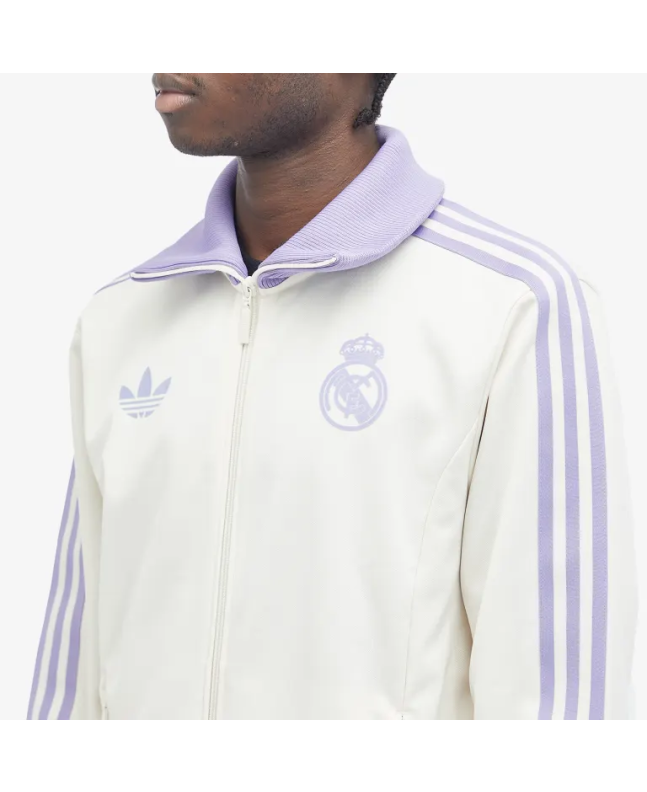 Spezial Madrid Adidas Real Madrid CF OG Track Top Wonder White & Magic Lilac