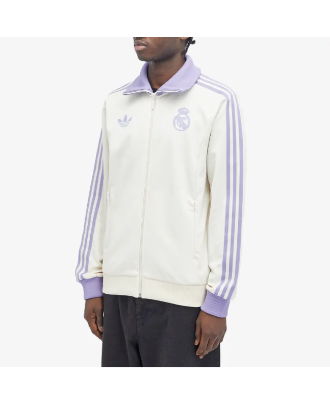 Spezial Madrid Adidas Real Madrid CF OG Track Top Wonder White & Magic Lilac