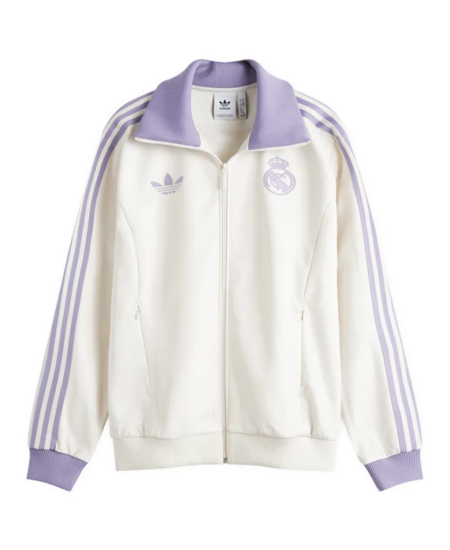 spezial madrid Adidas Real Madrid CF OG Track Top Wonder White & Magic Lilac