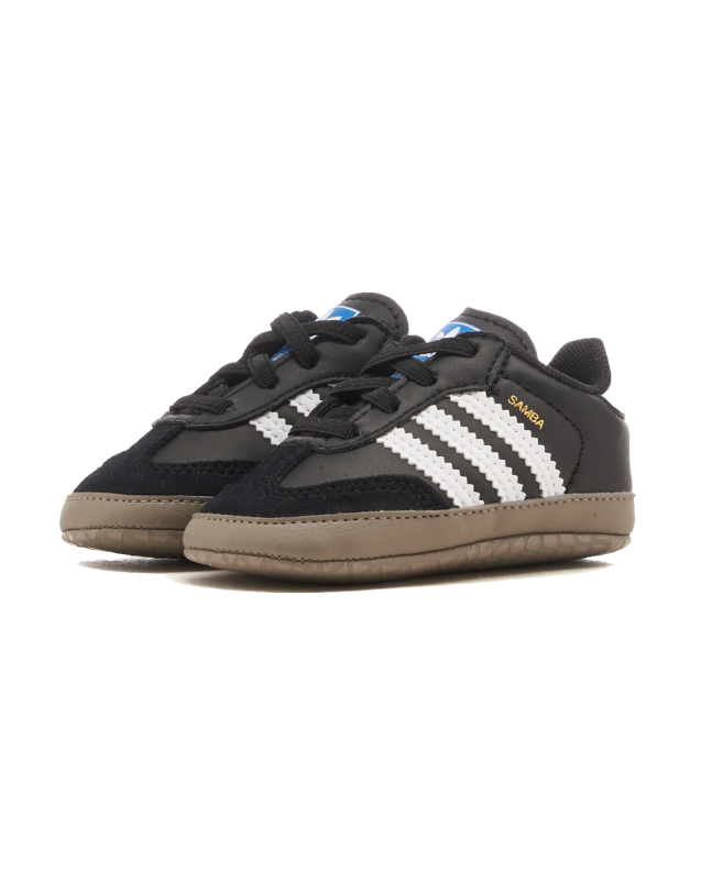 spezial madrid Adidas Samba Crib Core Black Cloud White & Blue Bird