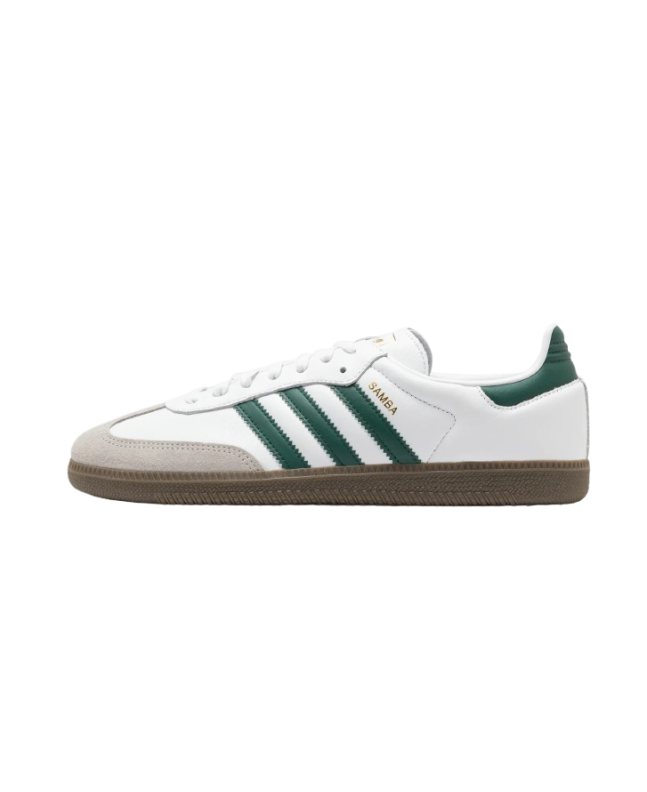 Spezial Madrid Adidas Samba OG Cloud White Collegiate Green & Clear Granite