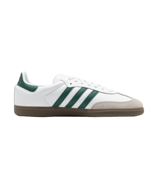 Spezial Madrid Adidas Samba OG Cloud White Collegiate Green & Clear Granite