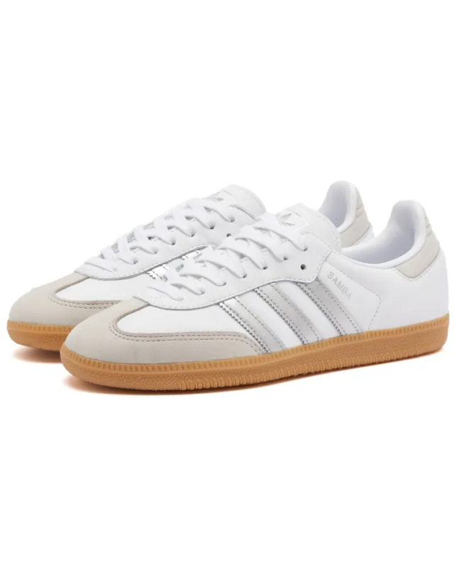 spezial madrid Adidas Samba OG Cloud White Silver & Grey One