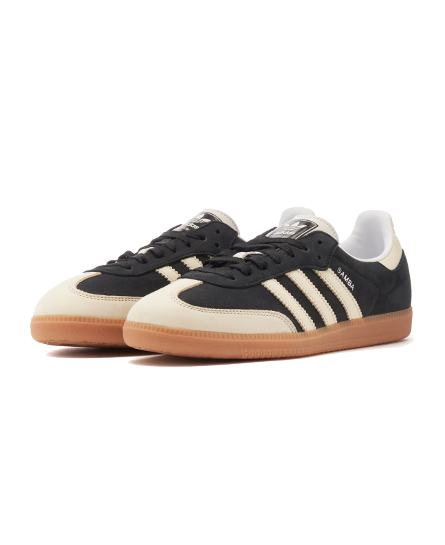 spezial madrid Adidas Samba OG Core Black Wonder White & Silver Metalic