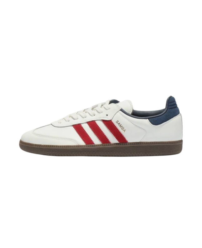 Spezial Madrid Adidas Samba OG Core White Team Victory Red & Night Indigo