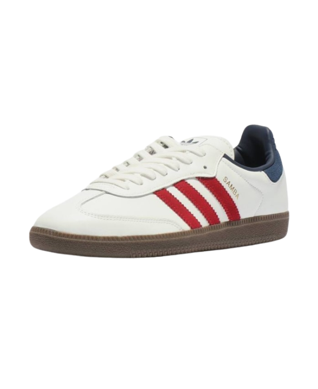 Spezial Madrid Adidas Samba OG Core White Team Victory Red & Night Indigo