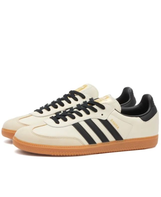 spezial madrid Adidas Samba OG Cream White Core Black & Sand Strata
