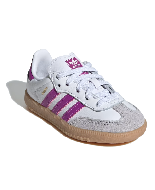 Spezial Madrid Adidas Samba OG Junior Cloud White Purple Burst & Gum