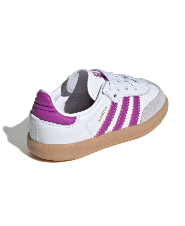 Spezial Madrid Adidas Samba OG Junior Cloud White Purple Burst & Gum
