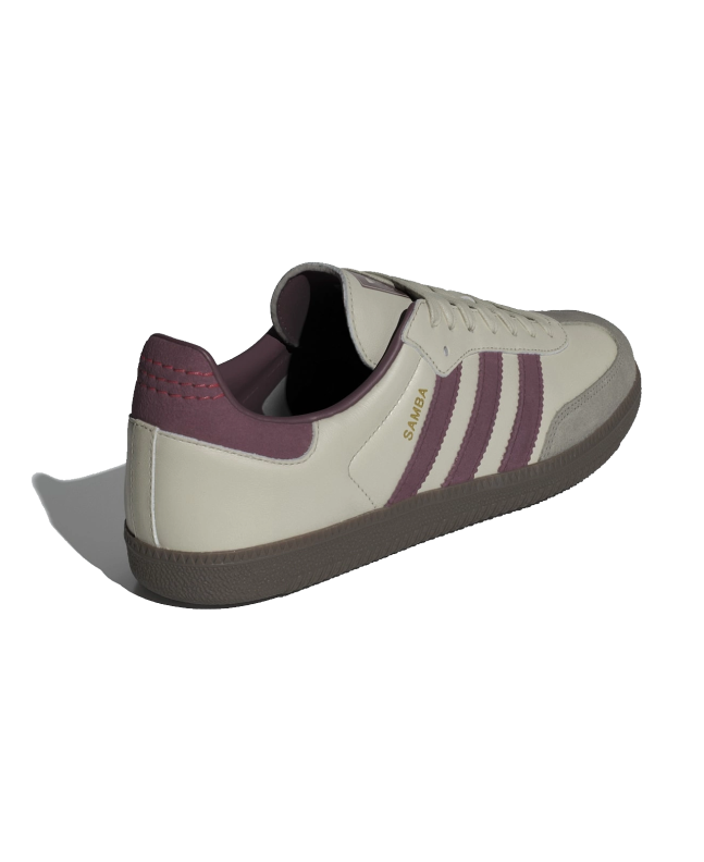 Spezial Madrid Adidas Samba OG Putty Grey Maroon & Gold Metallic
