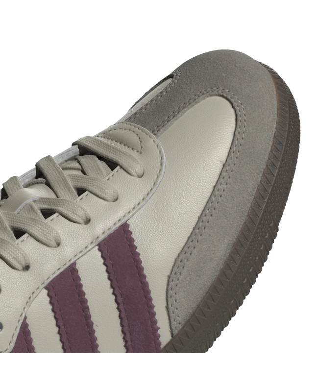 Spezial Madrid Adidas Samba OG Putty Grey Maroon & Gold Metallic