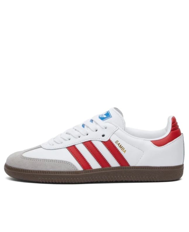 Spezial Madrid Adidas Samba OG White Better Scarlet & Gum
