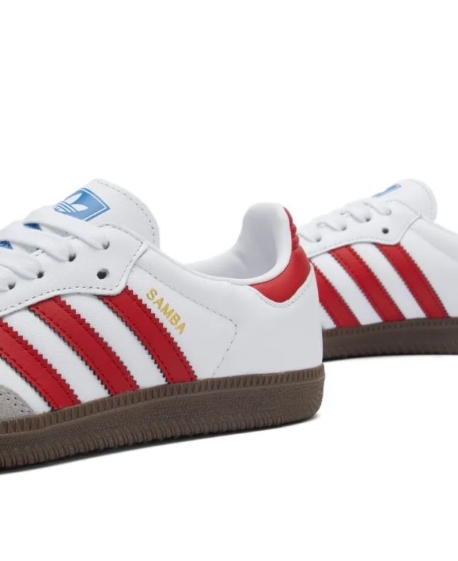 Spezial Madrid Adidas Samba OG White Better Scarlet & Gum
