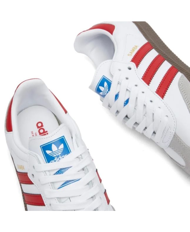 Spezial Madrid Adidas Samba OG White Better Scarlet & Gum