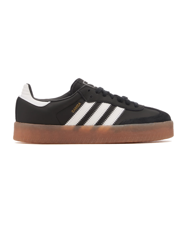 Spezial Madrid Adidas Sambae Core Black Cloud White & Gold Metallic