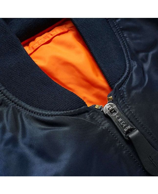 Spezial Madrid Alpha Industries Classic MA-1 Jacket Replica Blue