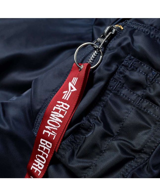 Spezial Madrid Alpha Industries Classic MA-1 Jacket Replica Blue