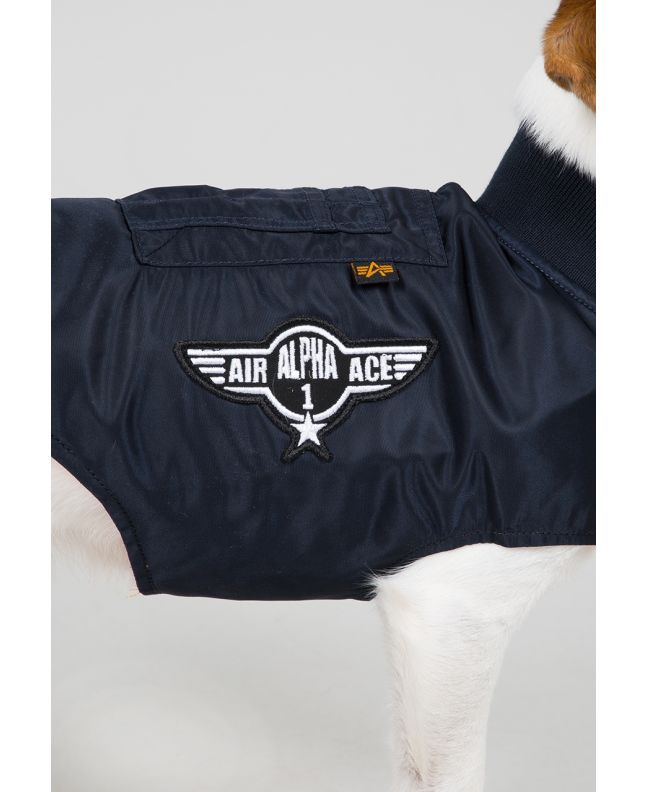 Spezial Madrid Alpha Industries Dog Nylon Flight Jacket Black