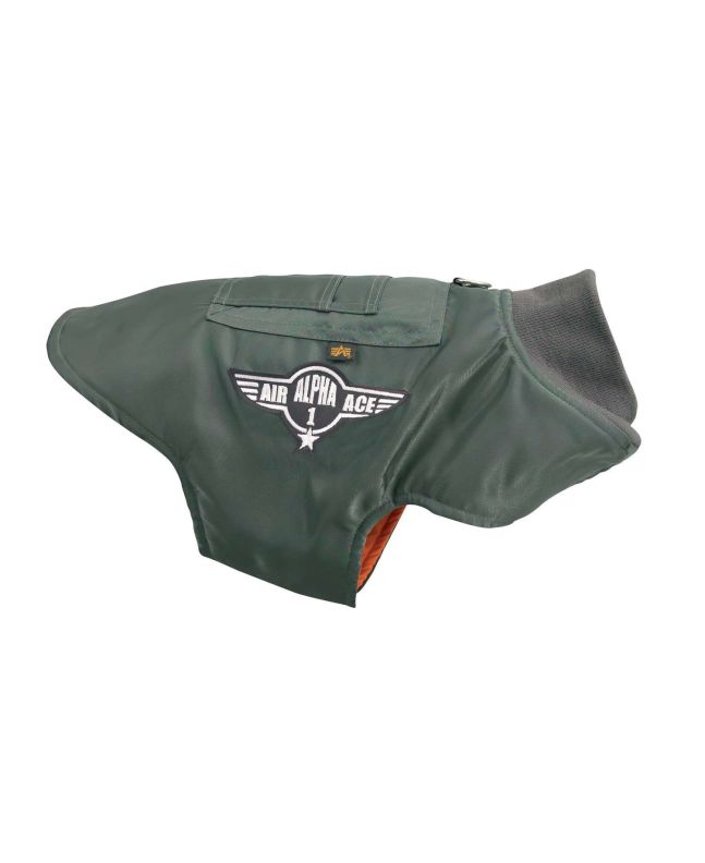 spezial madrid Alpha Industries Dog Nylon Flight Jacket Sage Green