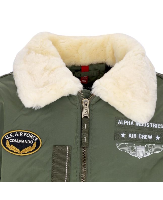 Spezial Madrid Alpha Industries Flight Jacket Injector III Air Force Sage Green