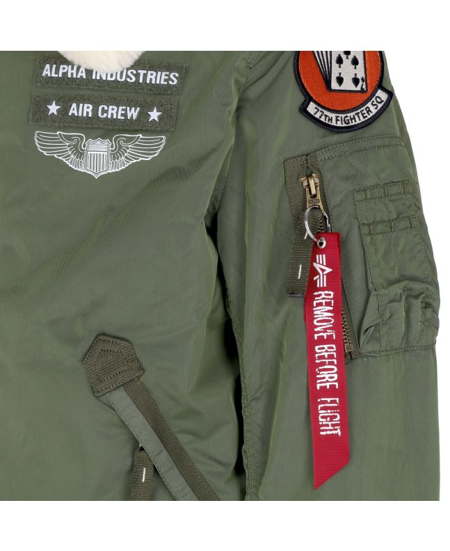 Spezial Madrid Alpha Industries Flight Jacket Injector III Air Force Sage Green