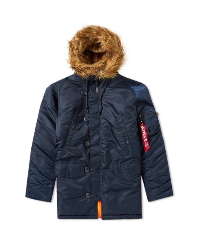 spezial madrid Alpha Industries N3B VF 59 Parka Rep. Blue