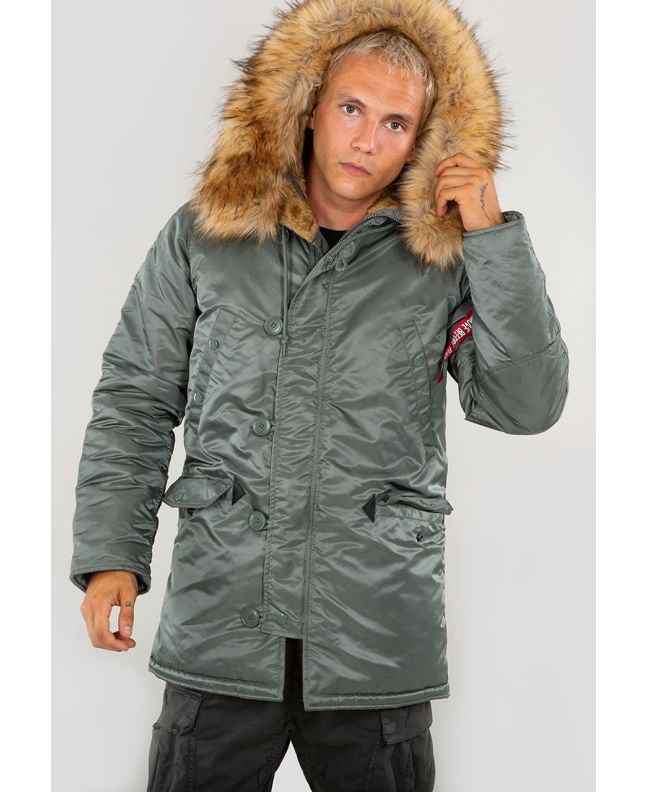 Spezial Madrid Alpha Industries N3B VF 59 Parka Vintage Green