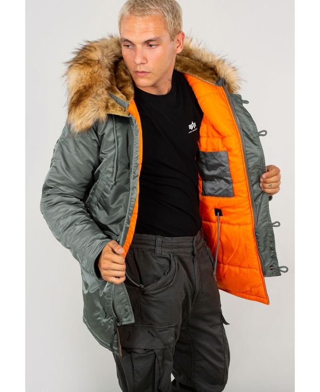 Spezial Madrid Alpha Industries N3B VF 59 Parka Vintage Green