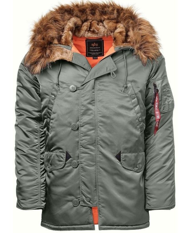 spezial madrid Alpha Industries N3B VF 59 Parka Vintage Green