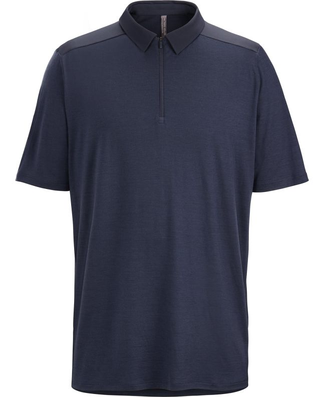 spezial madrid Arc´teryx Veilance Frame SS Polo Shirt Black Sapphire