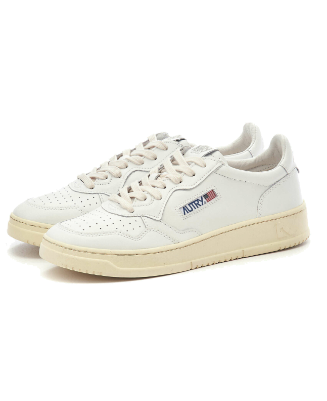 spezial madrid Autry 01 Low Leather Sneaker White & White