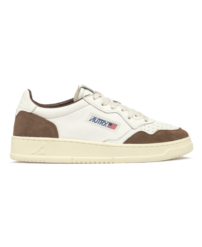 Spezial Madrid Autry Medalist Low Leather And Suede Sneaker White & Cigar