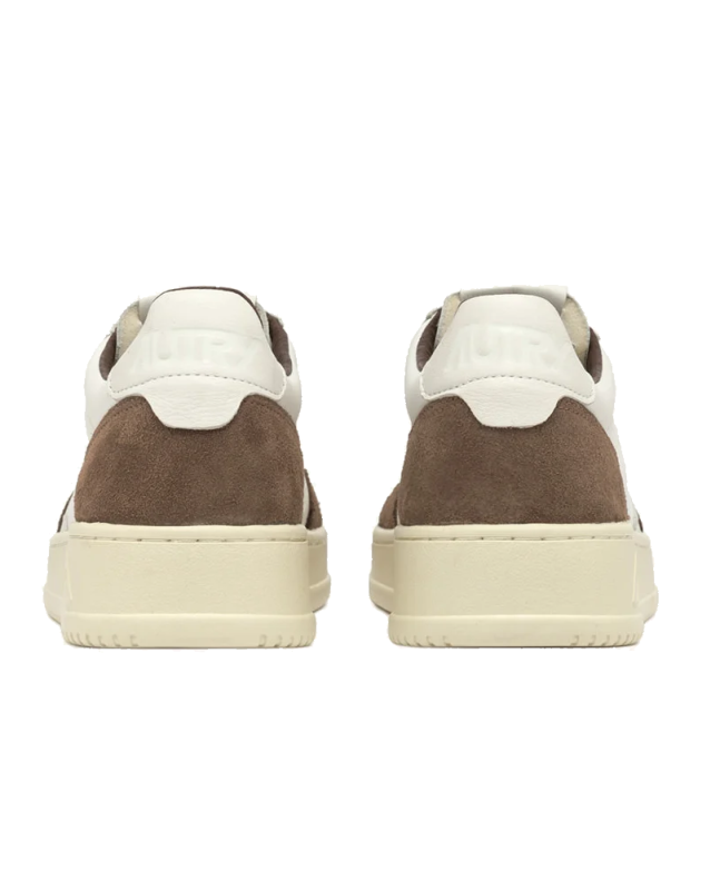 Spezial Madrid Autry Medalist Low Leather And Suede Sneaker White & Cigar