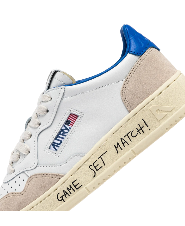 Spezial Madrid Autry Medalist Low Leather Sneakers Game Set Match White & Palace Blue
