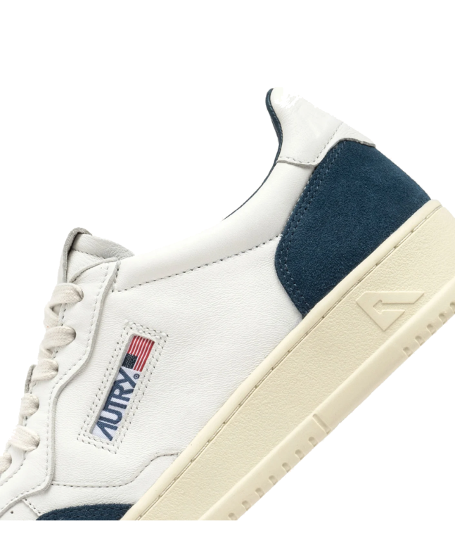 Spezial Madrid Autry Medalist Low Suede Leather Sneaker Suede White & Capri