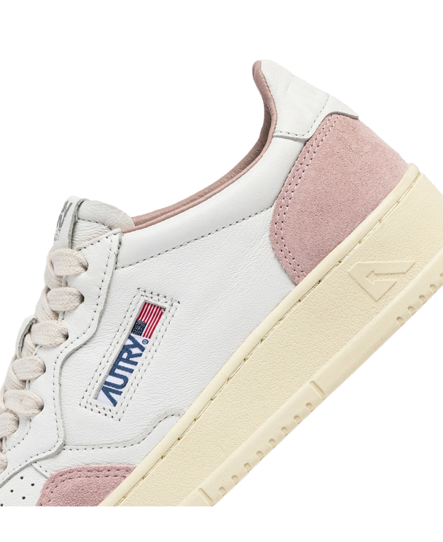 spezial madrid Autry Medalist Low Suede Leather Sneaker Suede White & Powder
