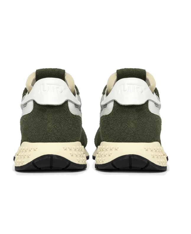 Spezial Madrid Autry Reelwind Low Nylon And Suede Sneakers White & Green