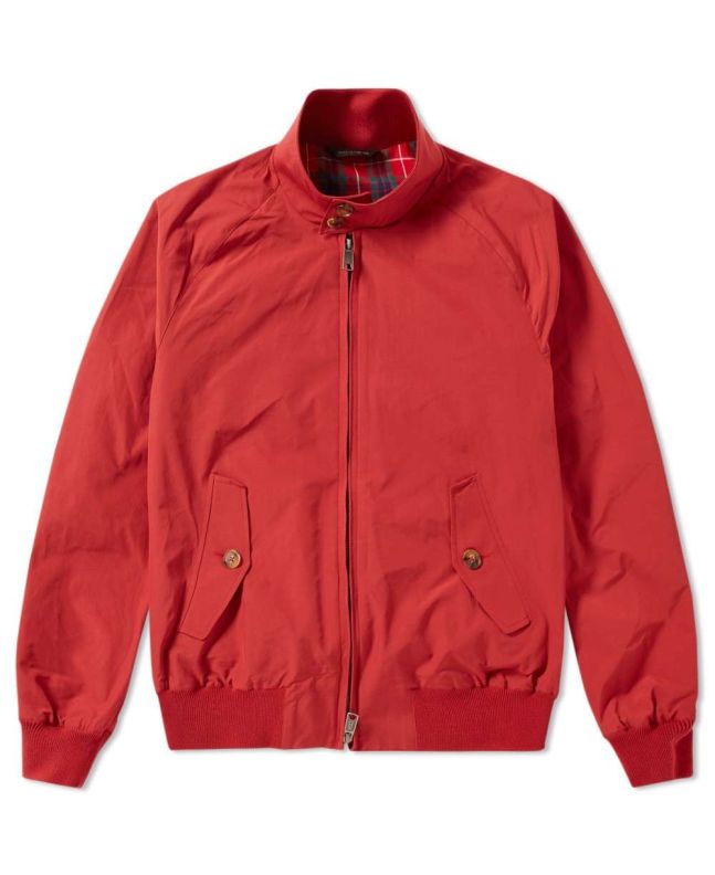 spezial madrid Baracuta G9 Harrington Jacket Dark Red