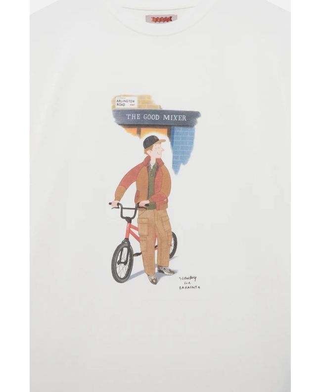 Spezial Madrid Baracuta Slowboy Arlington Tee Off White