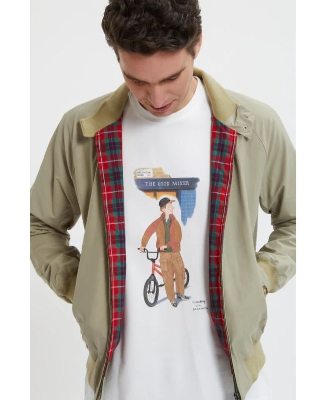 Spezial Madrid Baracuta Slowboy Arlington Tee Off White