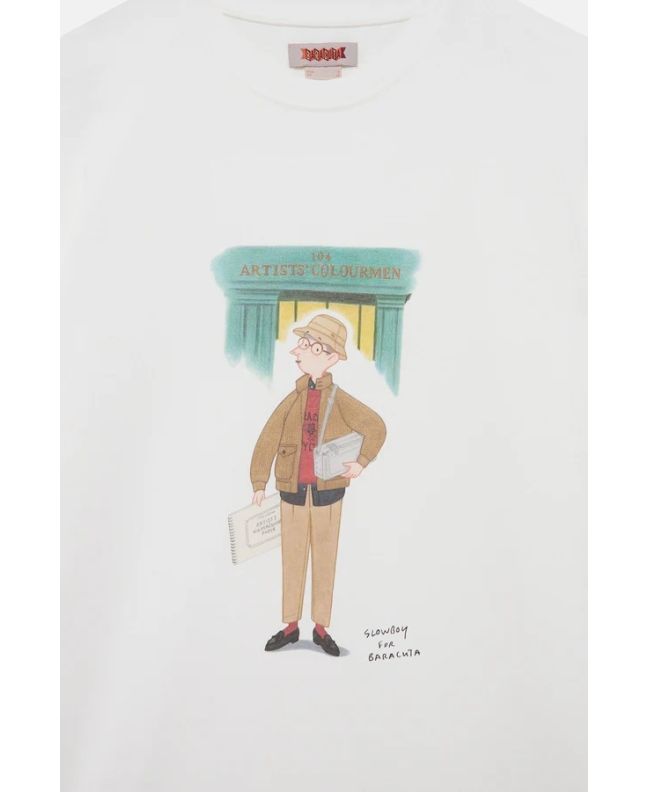 Spezial Madrid Baracuta Slowboy Colourman Tee Off White