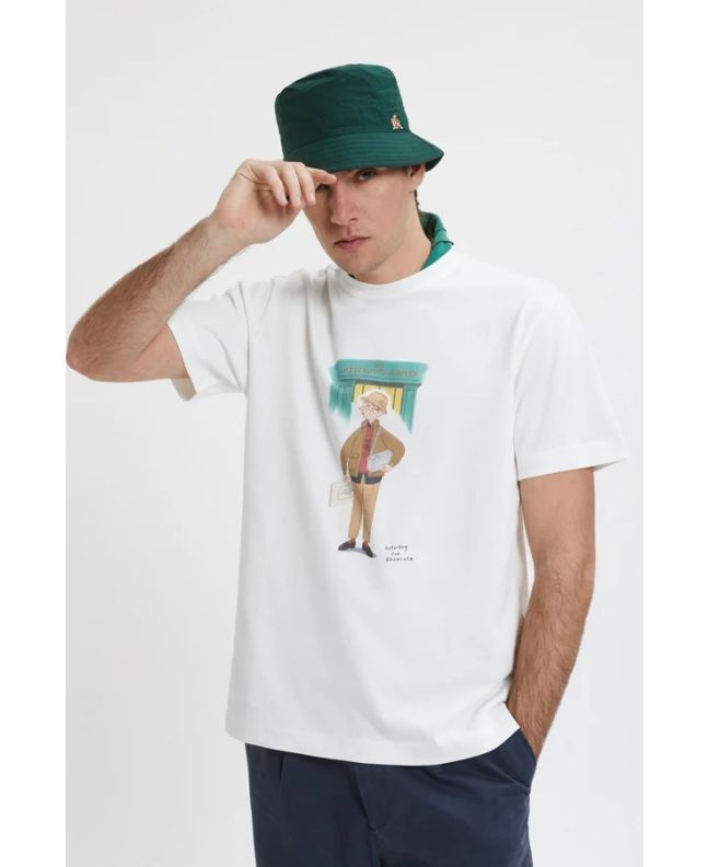 Spezial Madrid Baracuta Slowboy Colourman Tee Off White