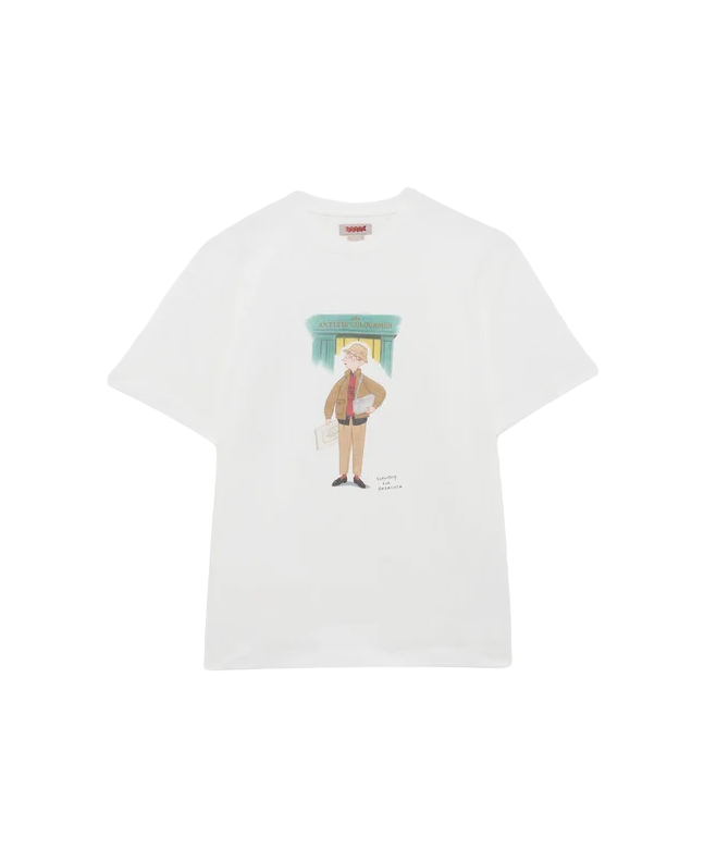 spezial madrid Baracuta Slowboy Colourman Tee Off White