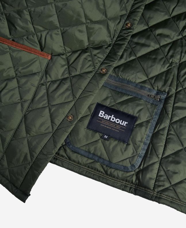 Spezial Madrid Barbour 30th Anniversary Liddesdale Quilted Jacket Olive