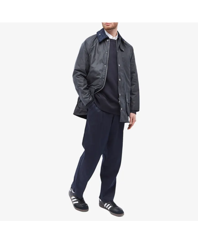 Spezial Madrid Barbour 40TH Anniversary Beaufort Wax Jacket Navy