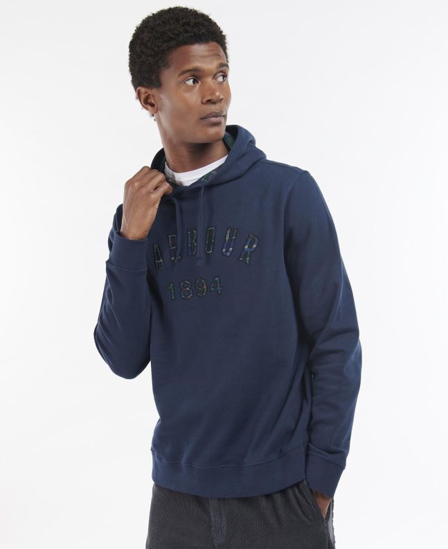 Spezial Madrid Barbour Affiliate Popover Hoodie Navy