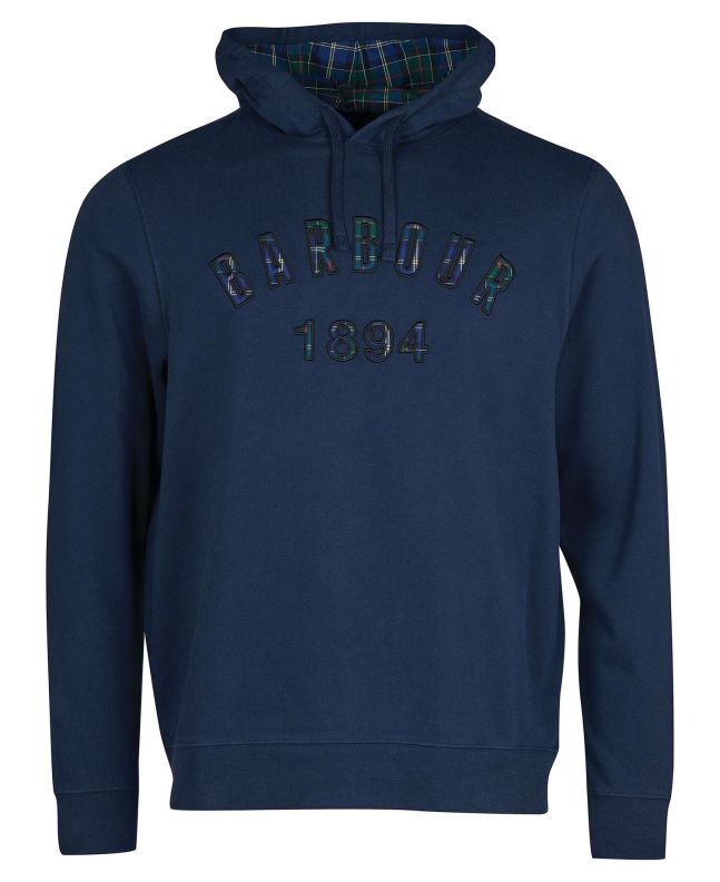 spezial madrid Barbour Affiliate Popover Hoodie Navy
