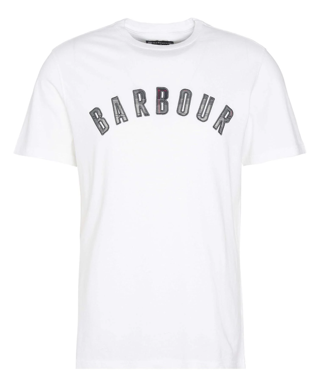 spezial madrid Barbour Ancroft Tartan Tee Classic White